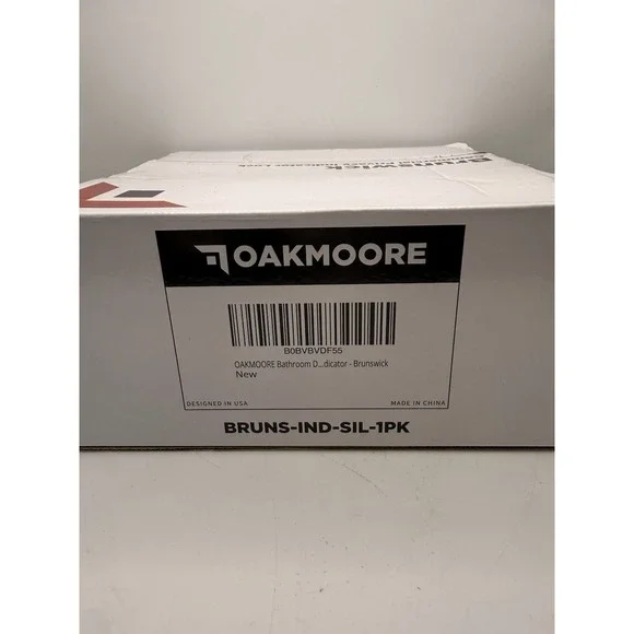 OAKMOORE Brunswick Commercial Door Handle Vacant Occupied Restroom Handle - Picture 8 of 12